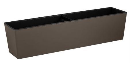 Балконный ящик InGreen London Cube 60 см c дренажной вставкой французский платан